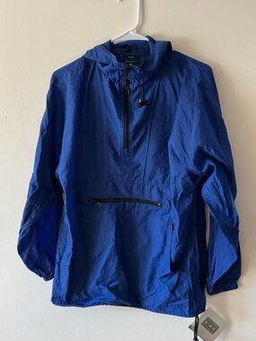 Port Authority Royal Blue Pullover Anorak Size XS